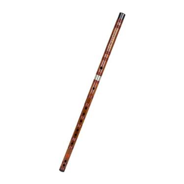 Imagem de YIJU Flauta de bambu flauta chinesa polida para crianças e iniciantes presente instrumentos de instrumento musical para palco de ensaio, Chave de C