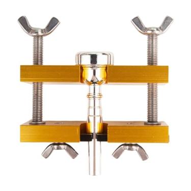 Imagem de kowaku Ferramentas de reparo de trombone de alumínio profissional removedor de bocal trompete removedor para instrumentos de bronze
