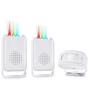 Imagem de Campainha com sensor de movimento, campainha de entrada de negócios, campainha com detector de movimento interno, alarme de campainha de alerta de entrada de loja para pacientes idosos com demência (1