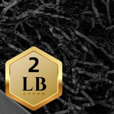 Imagem de PLINJOY Enchimento de papel cortado enrugado de 900 g para cesta de presente, caixa de papel de confete desfiada para enchimento de grama de Páscoa (preto)