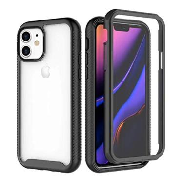 Imagem de Capa Anti-impacto 360º Para Apple iPhone 12 - Preta Hmaston