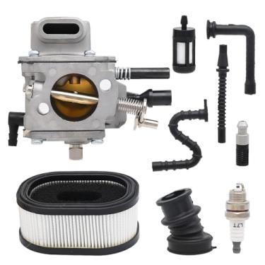 Imagem de Amazeful Carburador MS660 para motosserra Stihl MS640 MS650 MS660 064 065 066 substitui ZAMA C3A-S31 Walbro WJ-67A WJ-67B WJ-76A Tillotson HS-320A com 0000 120 1653 Filtro de ar