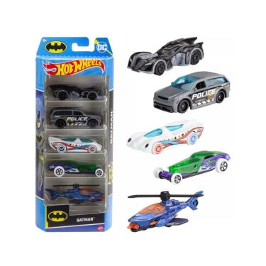 Imagem de Hot Wheels Kit 5 Carrinhos Básicos Surpresa - Mattel 1806