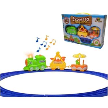 Imagem de Trem Express Parquinho Giratório Carrossel Infantil