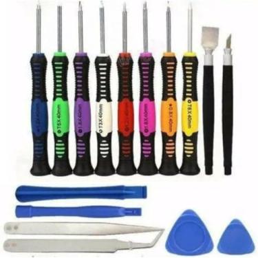 Imagem de Jogo de Ferramentas de Precisão Weemsbox Kit de Chaves 16x1 Para Manutenção Conserto Reparo Celular Notebook