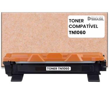 Imagem de Kit 2x cartucho de toner tn-1060 1K compatível com impressora Brother 