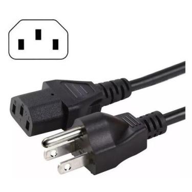 Imagem de Cabo De Força Tripolar Padrão Antigo 10a 1,20 Metros - FUNX