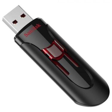 Imagem de Pen Drive Sandisk Cruzer Glide SDCZ600-128G-G35 - 128GB - Preto e Verm