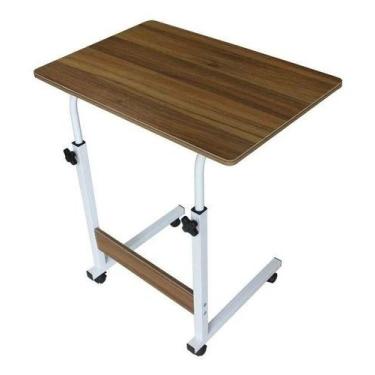 Imagem de Mesa Mutiuso Mesinha Notebook Com Altura Regulavel e Rodinhas Tablet C