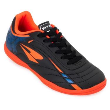Imagem de Chuteira Futsal Dray Foorcy DR22-326, Preto, Laranja, 41