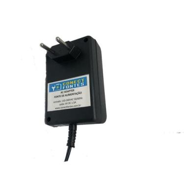 Imagem de Fonte Para Caixa De Som Vc 7302 Compatível 9V Dc 1.5A - Conect Fontes