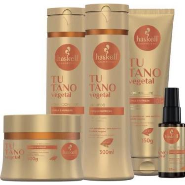 Imagem de Kit Haskell Tutano Sh Cond Máscara 300ml 5 Itens Completo