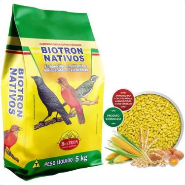 Imagem de Ração nativos 5kg  Biotron Alimento Completo Para Pássaros