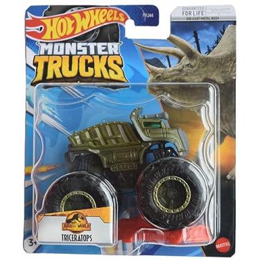 Imagem de Hot Wheels Monster Trucks Triceratops, Includes Connect and Crash Car