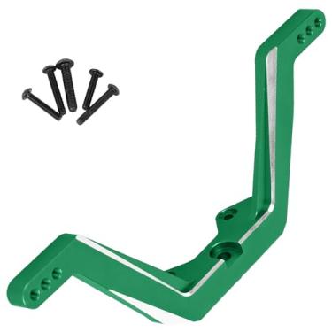 Imagem de BRCatWPark Aluminum Front Shock Vertical Relocator Upgrades Part for 1/10 Drag Slash 1967/Chevrolet C10/Slash 2wd lcg,RC Front Shock Vertical Relocator Hops up,Green