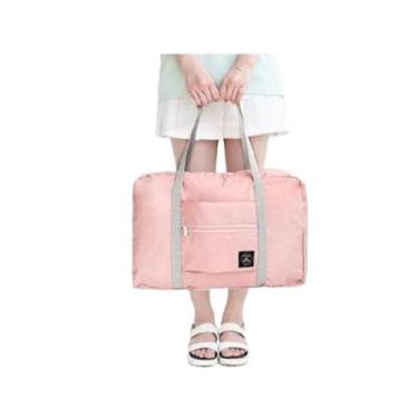 Imagem de Bolsa Mala Para Viagem Dobrável Impermeável Com Grande Capacidade e Al
