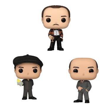 Imagem de Funko Pop! O Poderoso Chefão 2 Conjunto de 3 Fredo Corleone com Vinho, Vito Corleone com Silenciador de Toalha e Tom Hagen