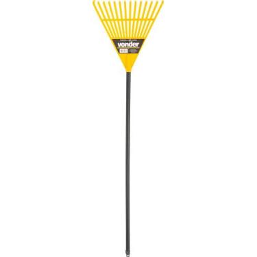 Imagem de Vassoura para jardim plástica 14 dentes fixa - Vonder