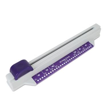 Imagem de Perfurador A4 de 30 Furos, Perfurador de Manual Com 4 Tiras de Folhas Soltas, Máquina de Encadernação de Mesa Multifuncional, Mantém o Organizado, Braçadeira de