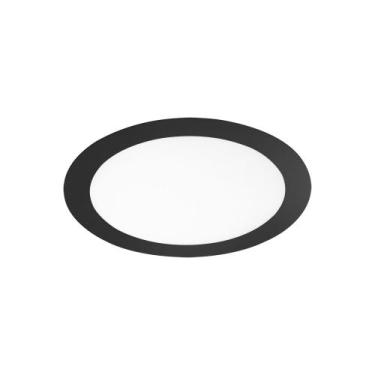 Imagem de Kit 3 Painel LED 18W Lux Redondo Embutir Preto - TASCHIBRA, Luz Fria 6