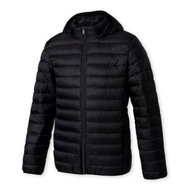 Imagem de Jaqueta Puffer Matelassê Masculina Capuz Removivel, G1
