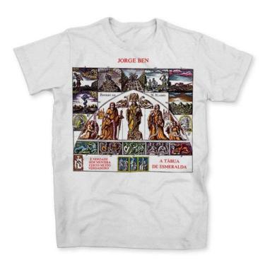 Imagem de Camiseta Algodao Jorge Ben Jor Tabua de Esmeralda - Vistanervous, Bran