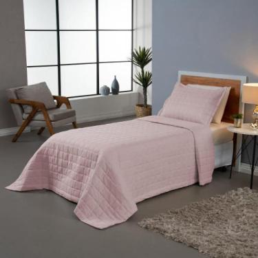 Imagem de Kit Colcha Cobre Leito Matelado Solteiro 2 Peças Dupla Face Soft - Val