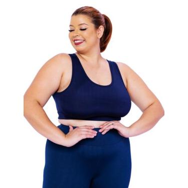 Imagem de Top Plus Size Essencial Fitness Nadador Super Confortável Fitness - WO
