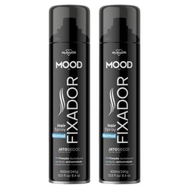 Imagem de Kit 2 Hair Spray Fixador Normal Mood 400Ml - My Health - My Healty