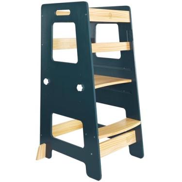 Imagem de Espreguiçadeira de Cozinha WOOD CITY Safe Montessori para Crianças - A