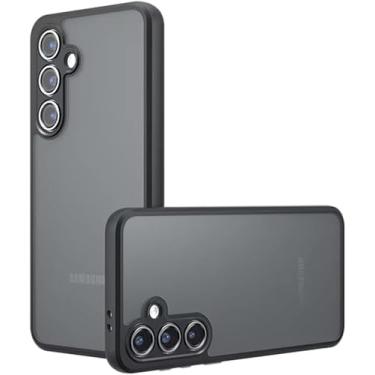 Imagem de Capa Capinha Case Premium Anti Impacto Fosca Preta Translúcida com Proteção de Câmera para Samsung Galaxy S24, S24 Plus, S24 Ultra 5G (S24)