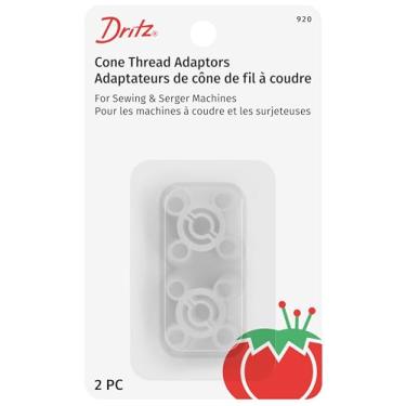 Imagem de Dritz Adaptadores de rosca cone 920, transparente, 2 unidades, branco