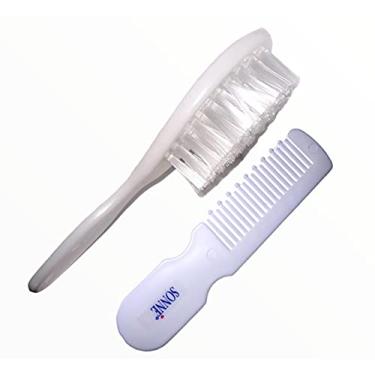 Imagem de Sonne Kit Pente E Escova Para Bebê Hipo Branco