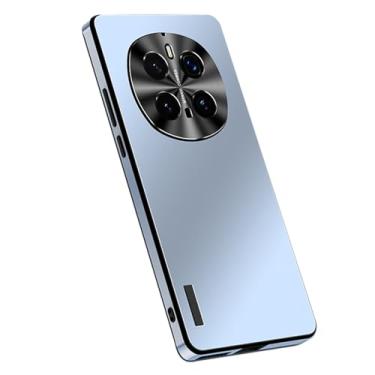 Imagem de HAO RIYLN Shell for Honor Magic 7 Pro/7, capa de telefone com proteção total de lente fina, rígida, proteção contra quedas, antiimpressões digitais, azul, 7Pro