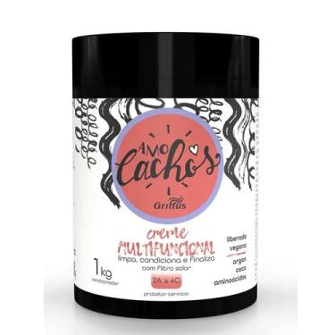 Imagem de Creme para Pentear Griffus Amo Cachos 1 kg Multifuncional
