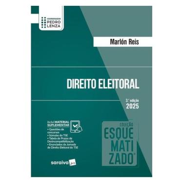 Imagem de Direito Eleitoral - Coleção Esquematizado - 3ª Edição 2025