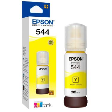 Imagem de Refil de Tinta Epson T544 Amarelo 65ML para Impressoras L3110 / L3150 / L5190 - T544422