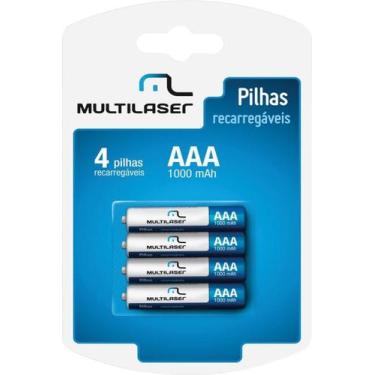 Imagem de Pilha recarregavel aaa 1000mah c/4 cb050 - MULTI