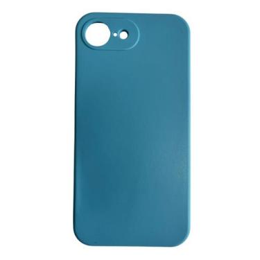 Imagem de Capinha Protetora + Pel. Hidrogel Compativel Para iPhone 16e - DB, Azu