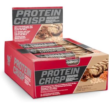 Imagem de Barra de Proteina Protein Crisp Salted Toffee Pretzel 12 Barras