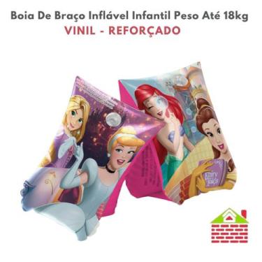 Imagem de Boia De Braço Inflável Criança Infantil Peso Até 18kg Nadar Flutuar Bo