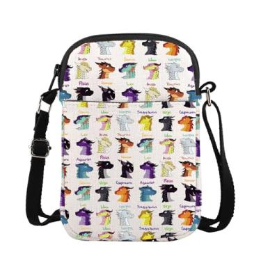 Imagem de Fourth Wing Dragon Inspired Gift Darkstalker Bolsa tiracolo Fire Dragon Bookish Gift Dragon Tribes For Dragon Lover Bag, CB, Cartoon Dragon Mini