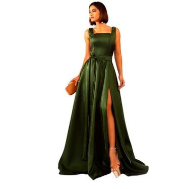 Imagem de Vestido Festa Zebeline Madrinha Formatura Noiva Debutante - Glamoor Fe