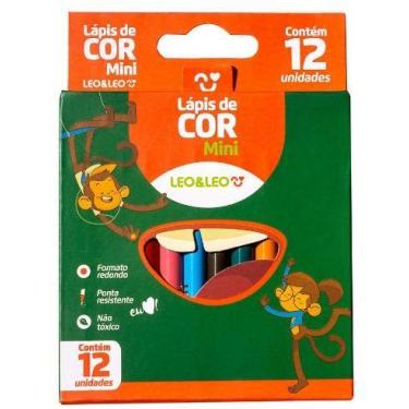 Imagem de Lápis de cor redondo leo&leo 12 cores