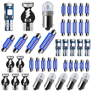 Imagem de Antline Kit De Lâmpadas Led Ba9S T5 T10 Para Iluminação Interna, 42 Peças, 29 Mm, 31 Mm, 36 Mm E 41 Mm, Superbrilhantes, 12 Volts, Para Substituição Em Teto, Mapa, Painel, Porta-Malas, Porta De Car