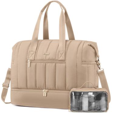 Imagem de Mochila de viagem LOVEVOOK Puffer Weekender 70L para mulheres