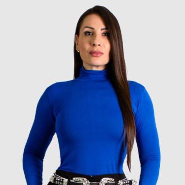 Imagem de Blusa Social Feminina Manga Longa Cacharrel Segunda Pele - Swiss Bouti