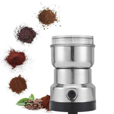 Imagem de Moedor De Café Grãos Triturador Eletrico Processador Inox - Sweet Home