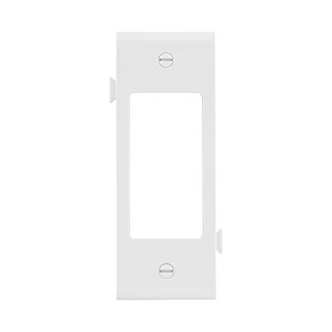 Imagem de EATON Fiação STC26W Policarbonato 1-Gang Decorador Seccional Tamanho Médio Placa de Parede, Branca