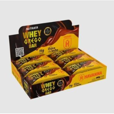 Imagem de NT WHEY GREGO BAR 12x40G DOCE DE LEITE HAVANNA - NUTRATA